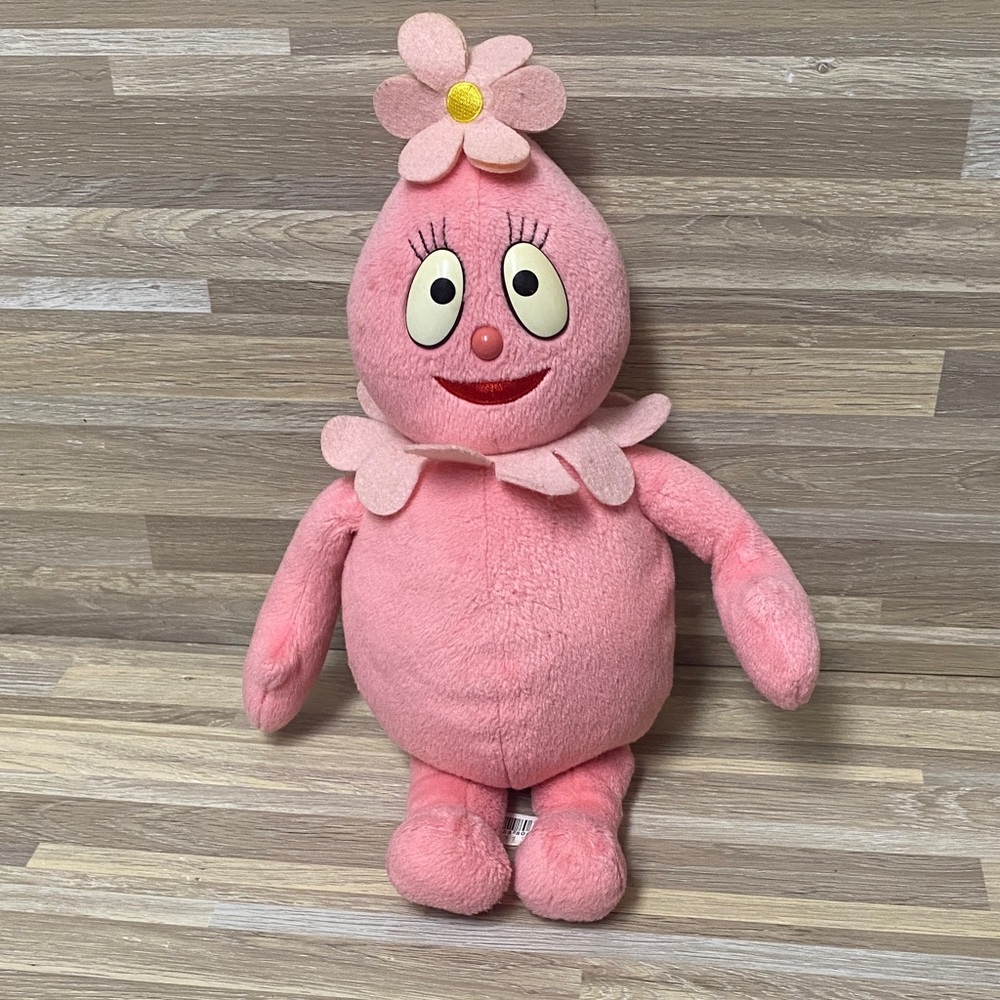 Yo Gabba Gabba Foofa Pink Plush Flower Doll Interactive toy